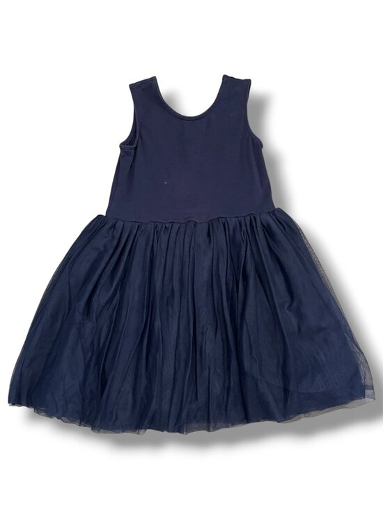 Hanna Andersson Other - Hanna Andersson Navy Blue Sleeveless Tulle Twirl Dress Size 6-7Y 120cm